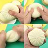 Giant Colorful Dumpling Stress Ball With Steamer Solid Sensory Toy Stress Bun Toy For Anxiety Relief Pressure Ball Slow Rebound