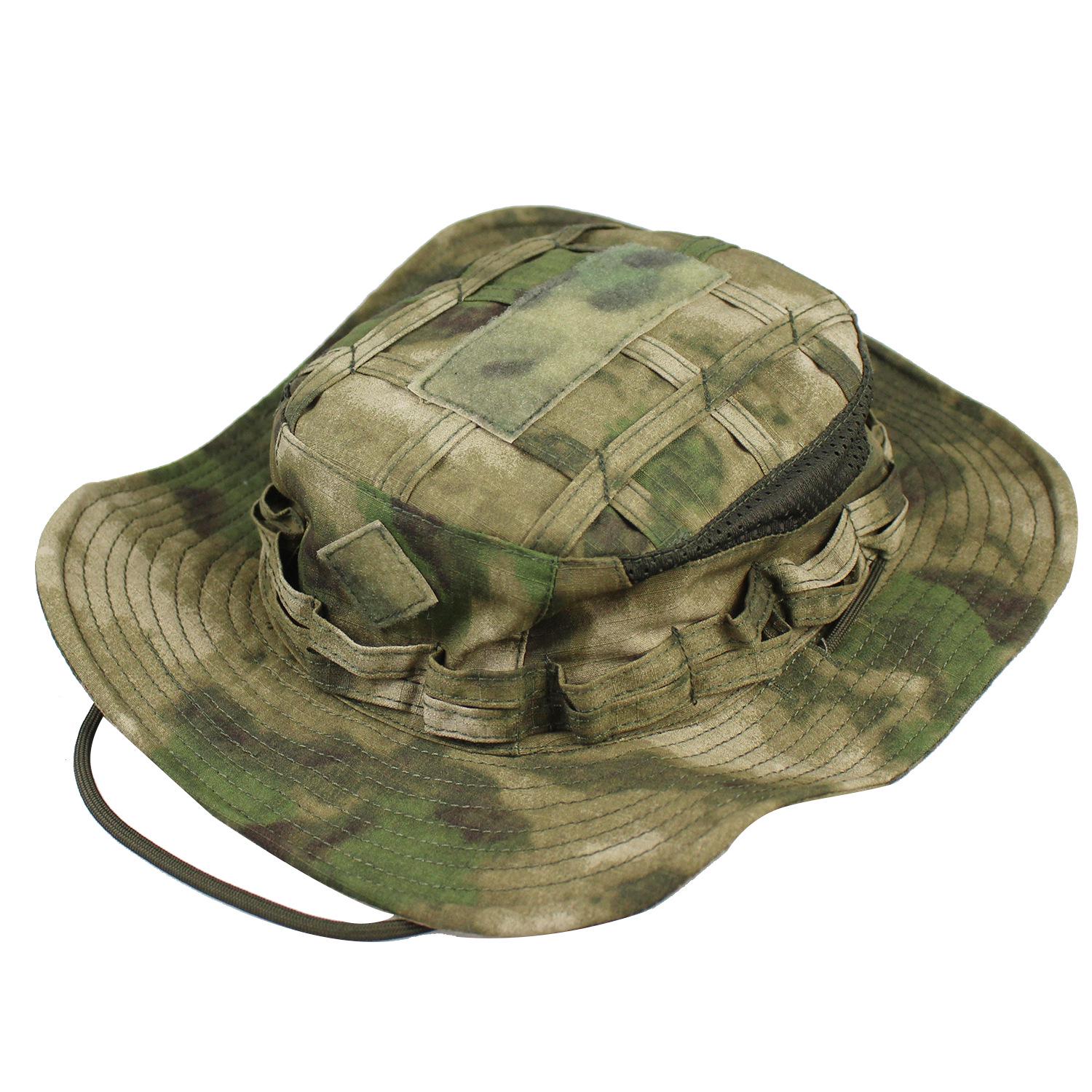 Men s Tactical Camouflage Boonie Hat - Wide Brim Sun Protection for Outdoor Activities Fits 57-60cm