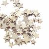 100Pcs Unfinished Wooden Stars Ornaments Cutout Blank Wood Pieces Star Cutouts Ornaments for Christmas Wedding Party DIY Crafts