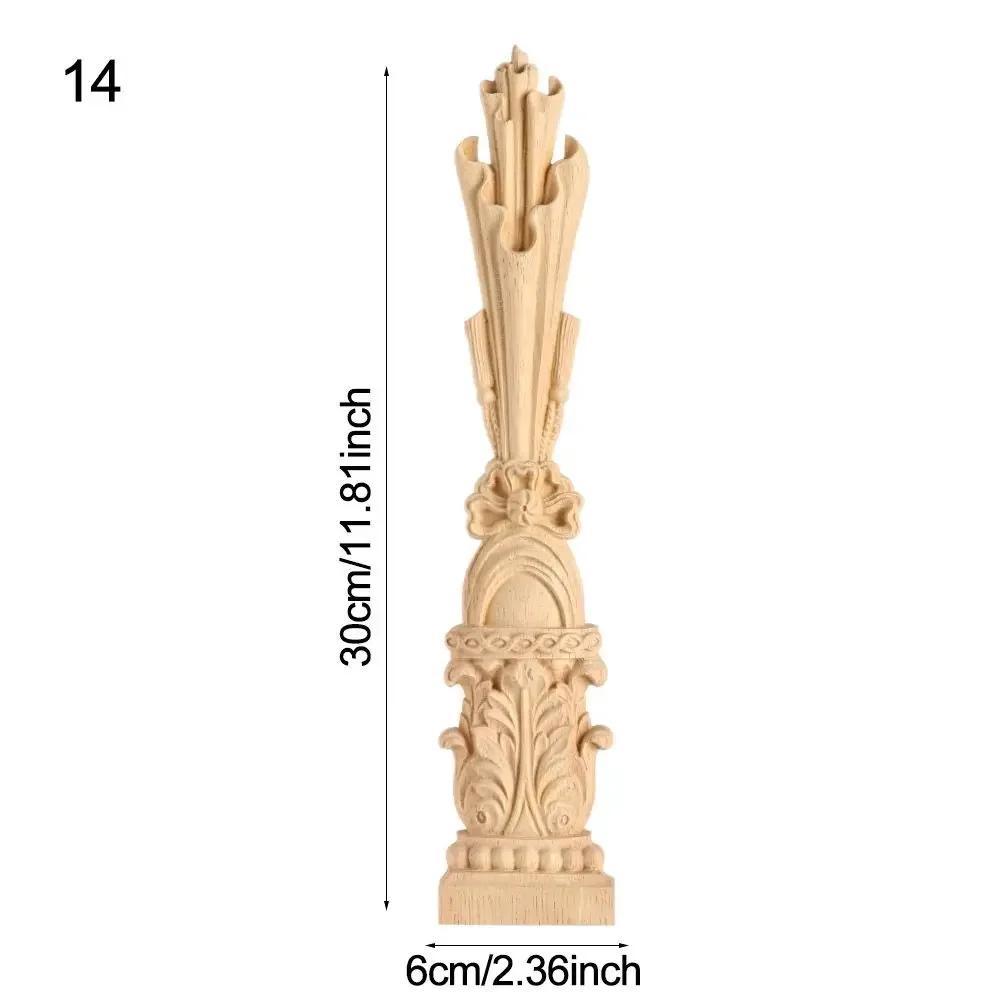 Solid Accessories European Style Vintage Wood Carved Home Decor Furniture Foot Legs Cabinet Seat Feets