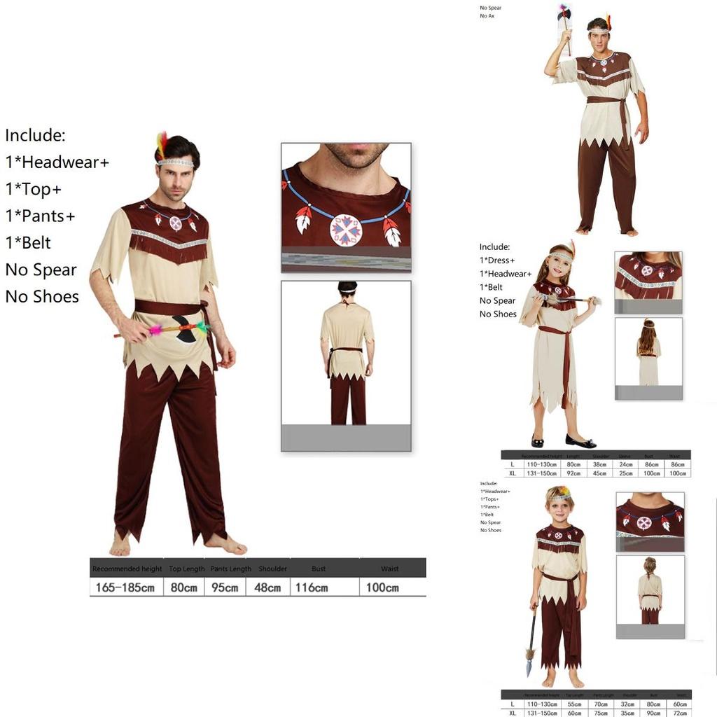 Elegantes Damen Quasten Inderkostüm Authentisches Native America Halloween Outfit