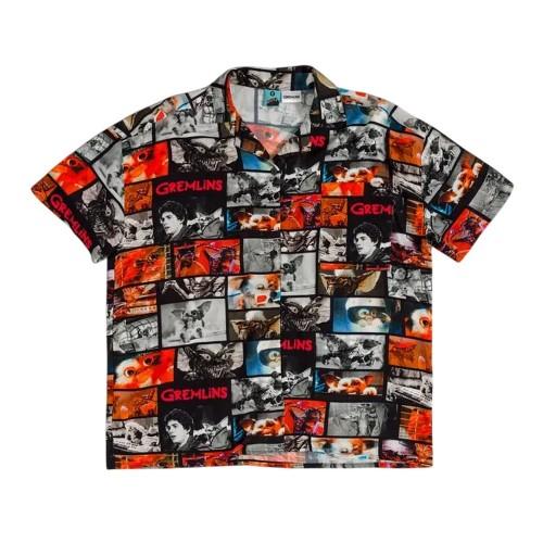 Gremlins Unisex Adult Movie Reel Button Front Shirt