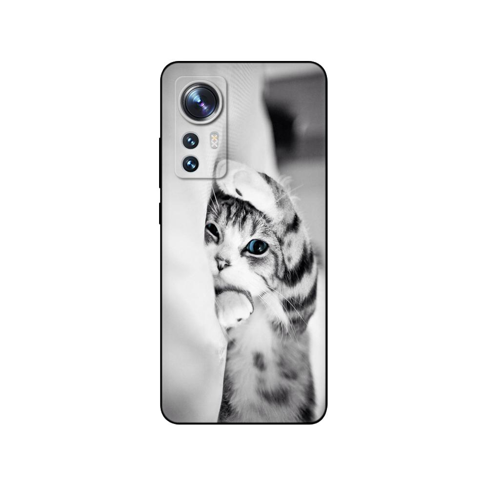 For Xiaomi 12 Case For Xiaomi 12 Pro Case Silicon Back Cover For Xiaomi Mi 12 Xiaomi  Mi 12X 12 Lite Bumper Funda Black Tpu Case