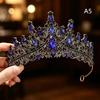 Bling Rhinestone Bridal Wedding Crown Princess Style Tiara Elegant Bridal Headwear for Prom Pageant Wedding
