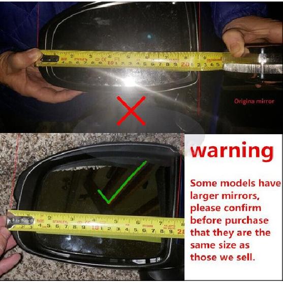 1PCS Door Side Rear View Mirror Cover Trim for Honda FIT JAZZ 2014-2018 Left