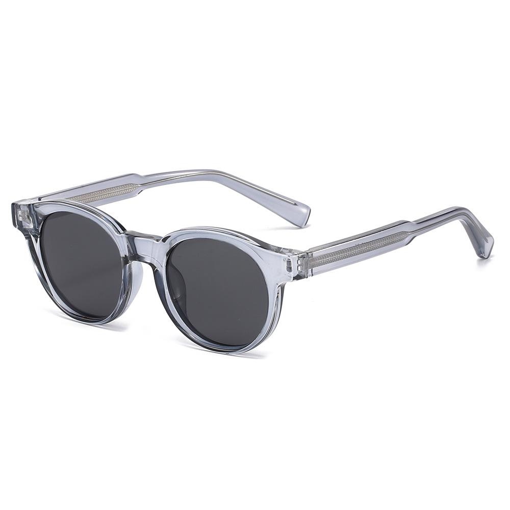 

JYL Round Unisex Sunglasses UV400 Polarized Imitate Acetate Lens / XYP98733 XYP98733-C5 квасолі чорного кольору