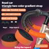 Bicycle Handlebar Tape Triangular Gradient Color Anti-Slip Design Abrasion Resistant Durable Secure Fit for Road Bikes