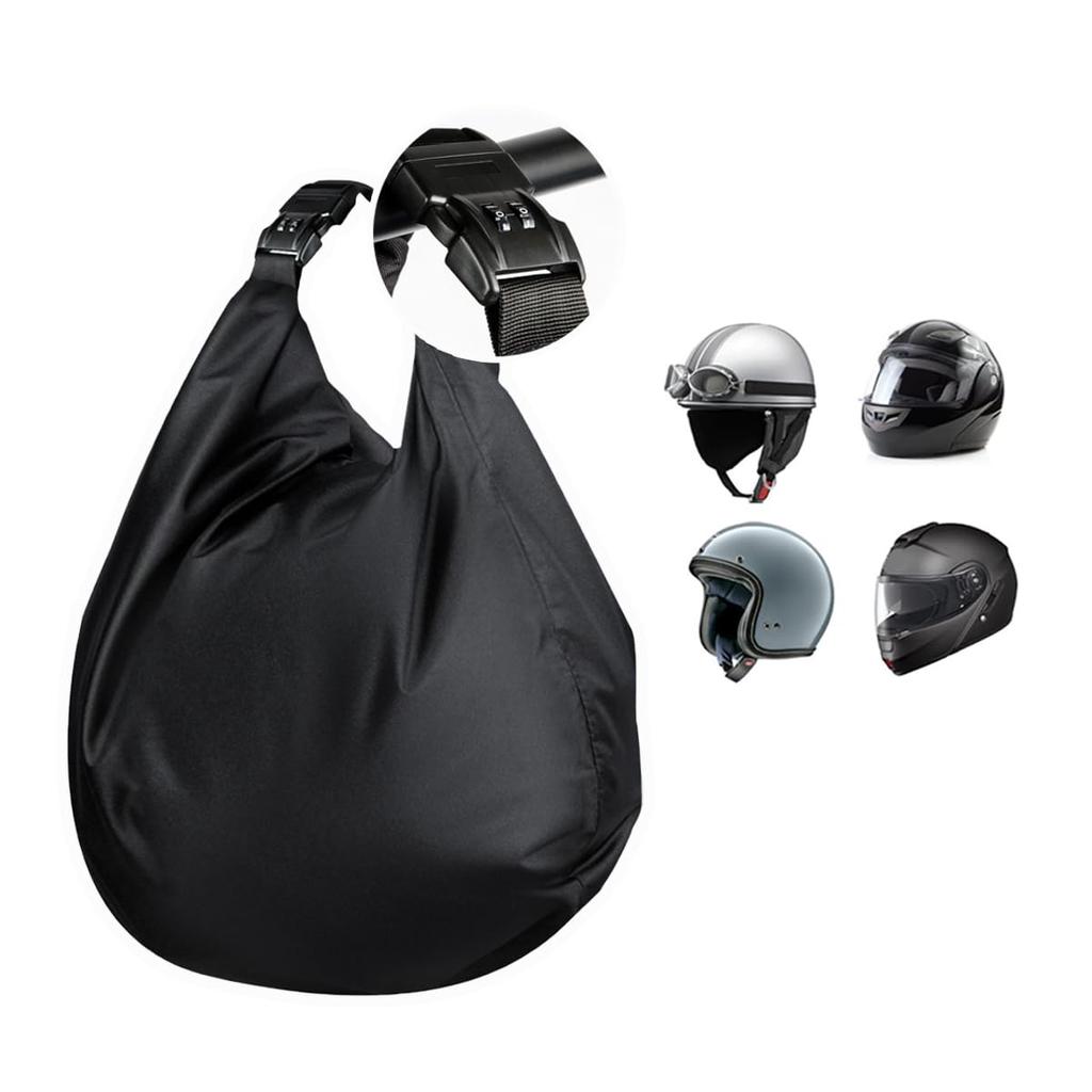 Temiry Helmet Bag Storage Motorcycle Helmet Bag 30L Large Capacity Helmet Bag Water Repellent Outer Waterproof Bag Handheld Motorcycle Helmet Storage