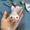 Adorable Bunny Plush Keychain Cartoon Doll Backpack Charm Cake Gift Bouquet