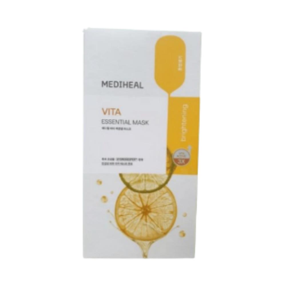 MEDIHEAL Essential Mask Vitamin C Brightening & Spot Toning Sheet Mask Set 10+1pcs