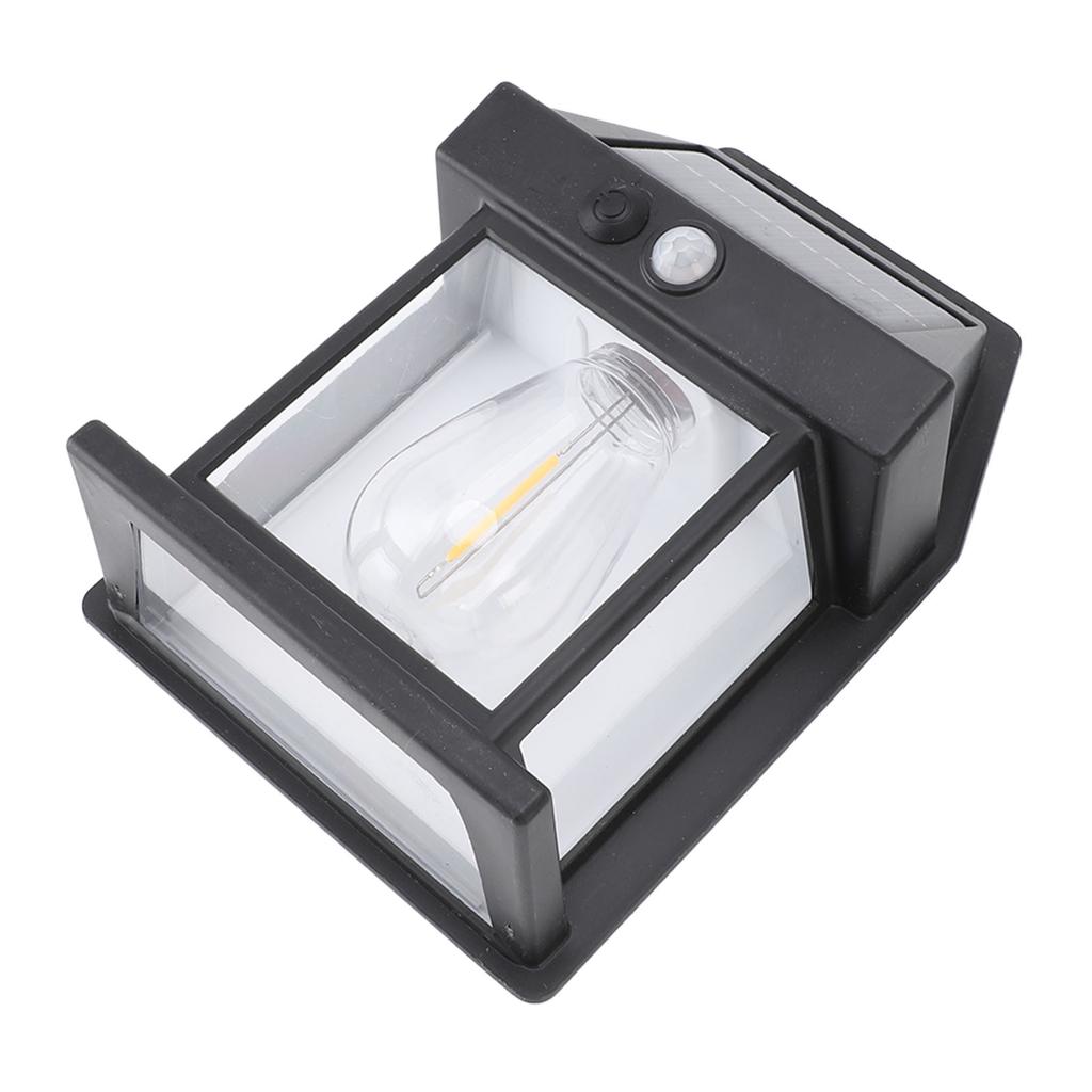 Solar Sensor Motion Wall Lights Waterproof Weather Resistant 3 Speed Cordless Solar Wall Lamps Porch Lanterns