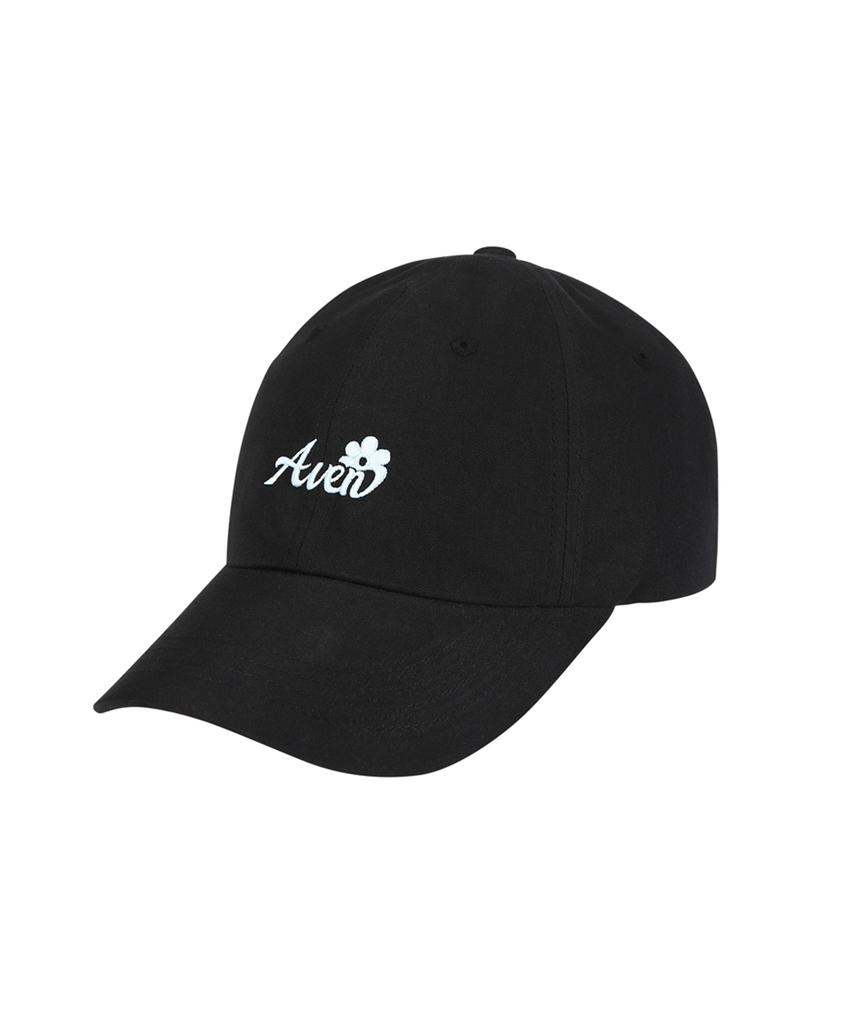 AVEN Embroidered Logo Ball Cap Black