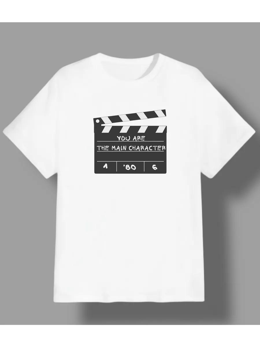 White meme printed T-shirt S