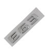 cazvfh1 For Mercedes Benz New 3D ABS Chrome Rear Trunk Badge Decal E43 E53 E63 S Emblem Logo Sticker For Mercedes Benz AMG W211 W212 W21