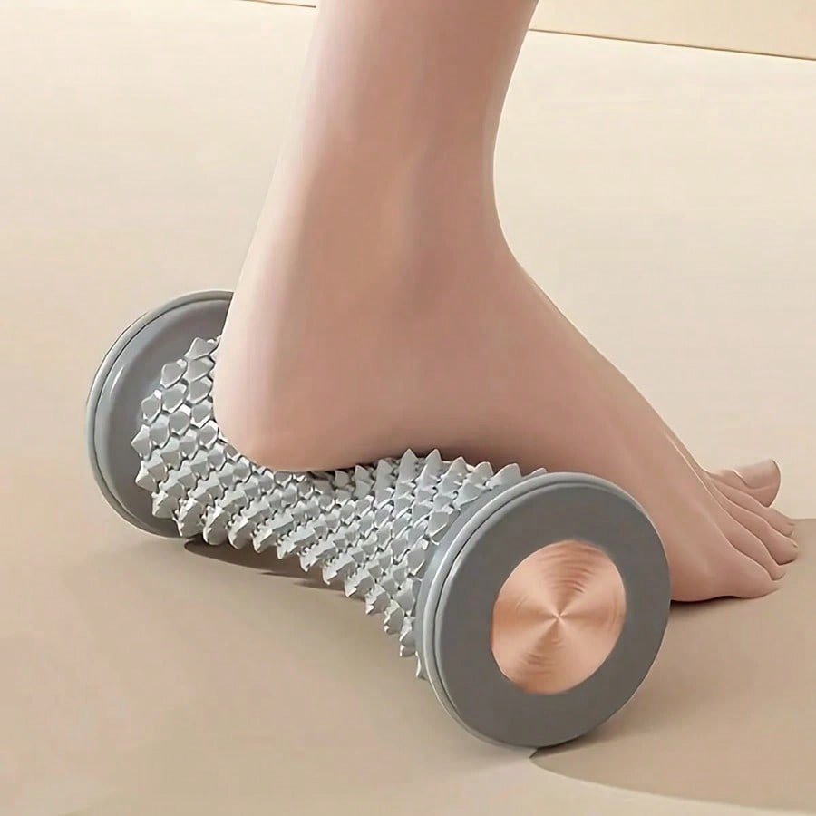 1 PVC Foot Massager, Easy Rolling Plantar Fascia Roller,Good For Yoga And Arch Support,Muscle Relaxation,Suitable For Home Exercise,Valentine's Day,