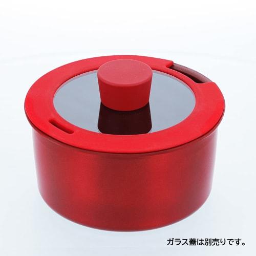 Bestco NM-125 Delicious Sign Evolt 16cm Single Pot, Red, IH Compatible