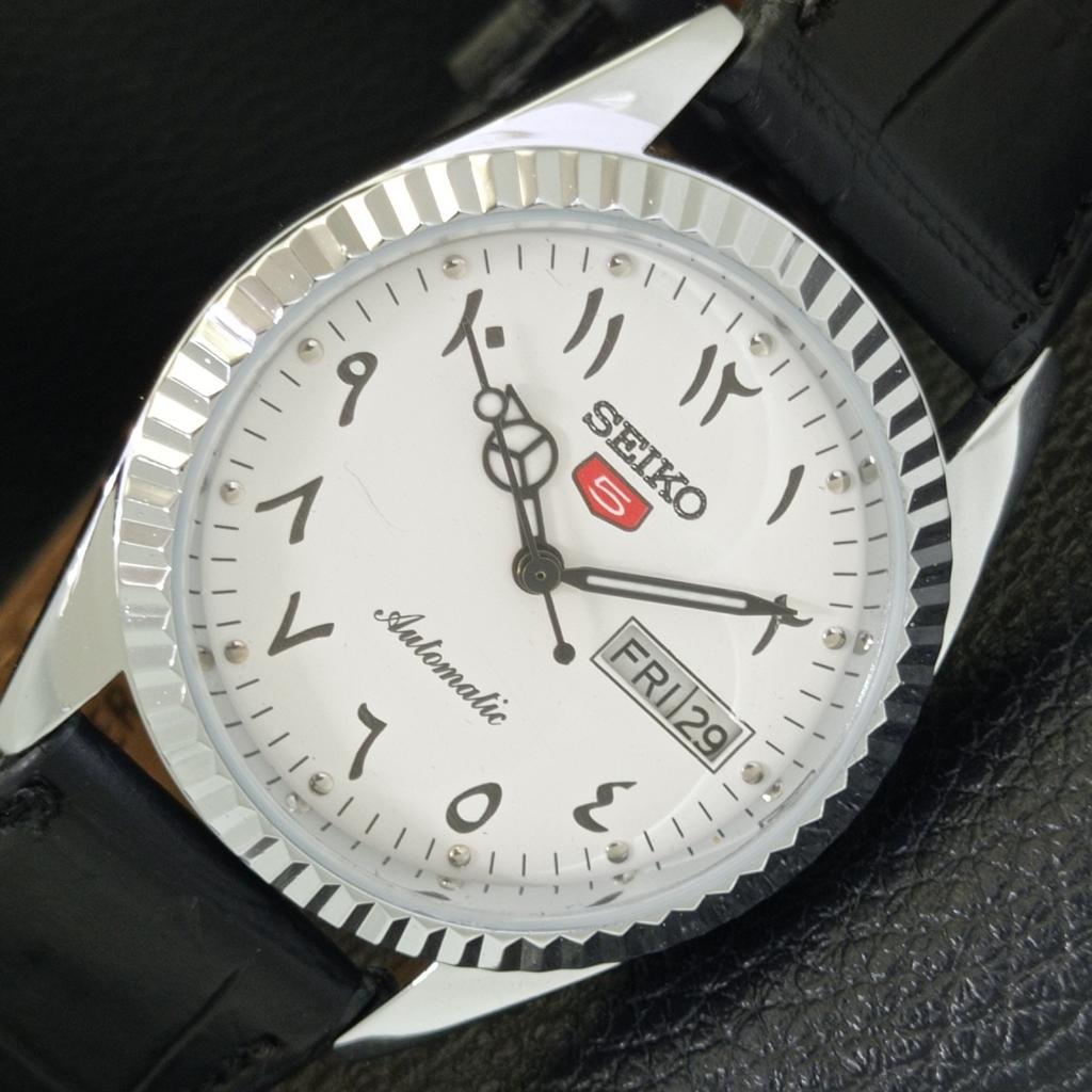 

REFURBISHED SEIKO 5 AUTOMATIC 6309A VINTAGE JAPAN MENS ARABIC WATCH a441507-5 Sk-a441507