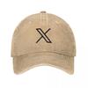X Bird LOGO Baseball Cap Cosplay Rugby Designer Cap Snapback Cap Golf Wear Unisex Womens