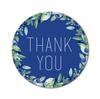 Darling Souvenir Personalized Floral Border Elegant 1.6 Inches Round Thank You Stickers DIY-45
