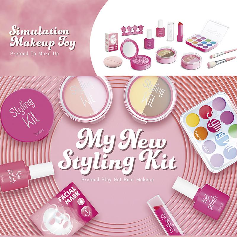 Non-Toxic Diy Pretend Play Makeup Toys Play House Simulation Make Up Cosmetics Set Educational Tovs Gifts For Children