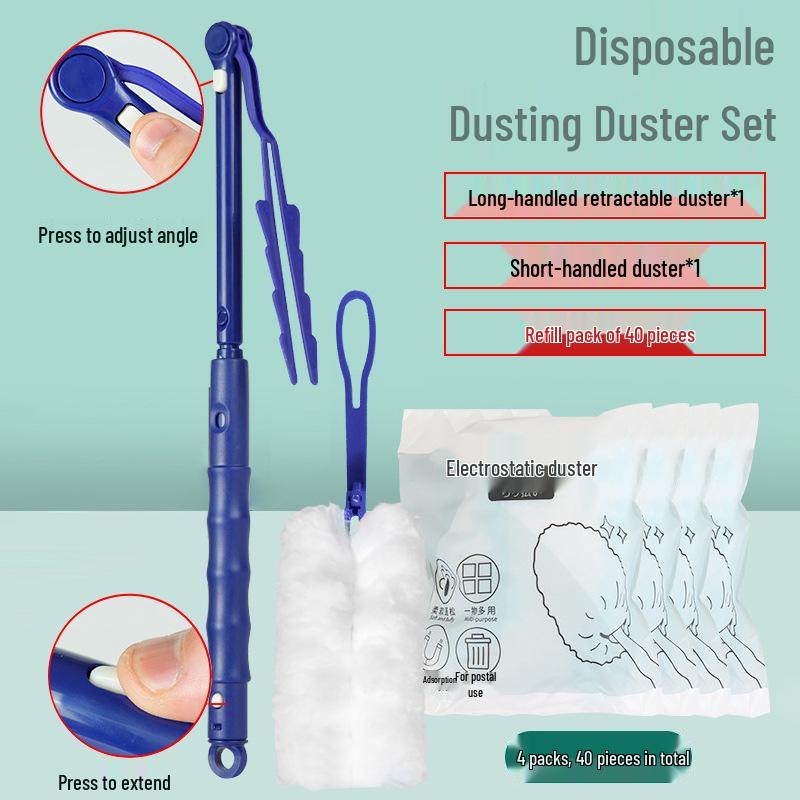 Non-Woven Fine Fiber Feather Duster for Home, Desktop & Extended Cleaning