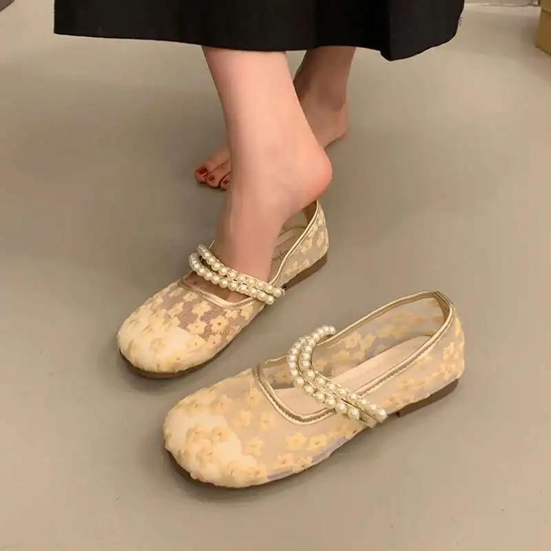 Fashion Summer Original Casual Round Toe Women's Shoes 39 Designer Luxury Fashion 2025 Cheap Aesthetic New In Walking Ladies Footwear