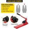 Bench Swager Tool 24\" Wire Rope Swaging Tool with Crimper Cable Bolt Cutter Head Bench Crimper 1/16\"-3/16\" Aluminum/Copper Sleeves Bench Cable