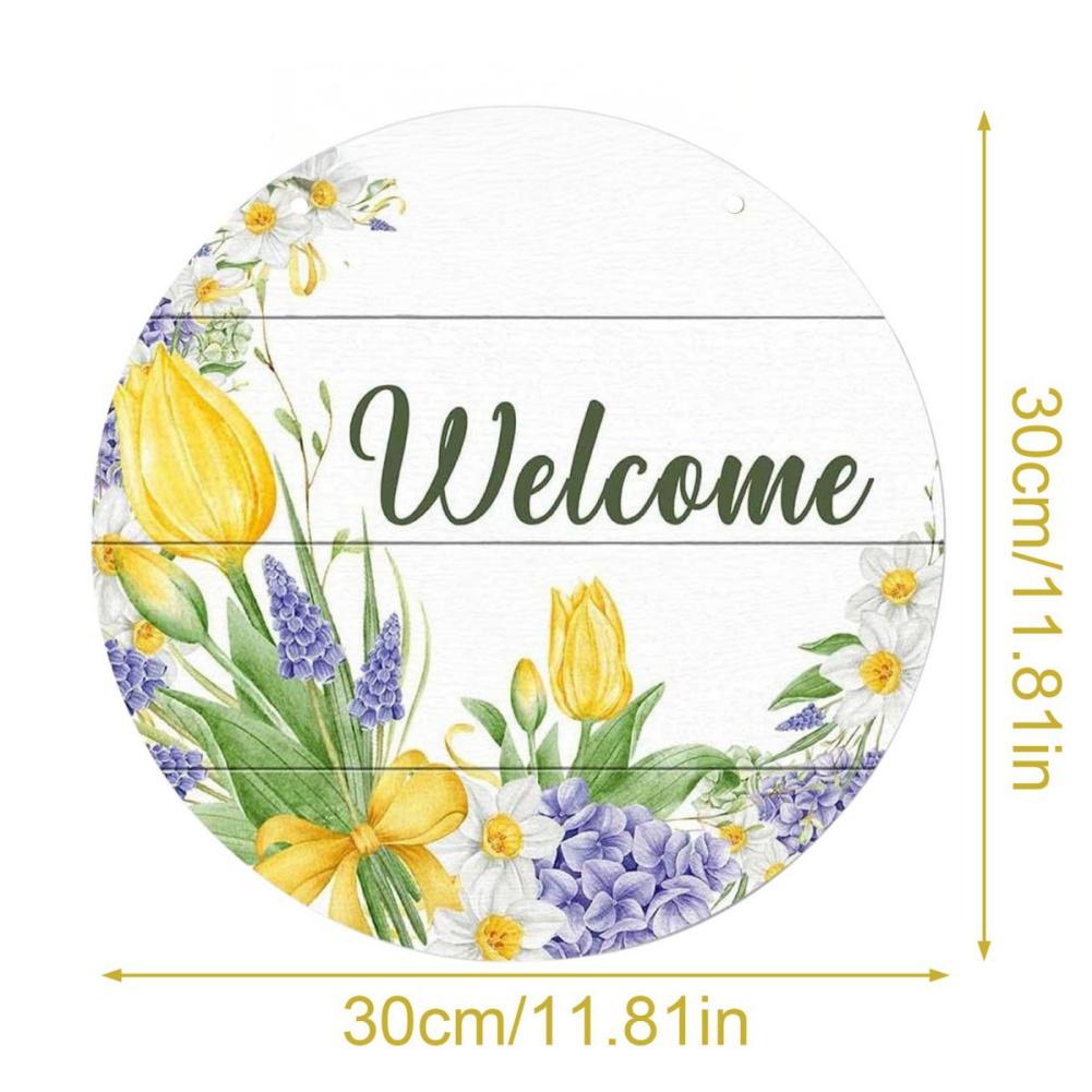 

30*30см Дверная Деревянная Приветственная Табличка Декоративная Подвесная Доска