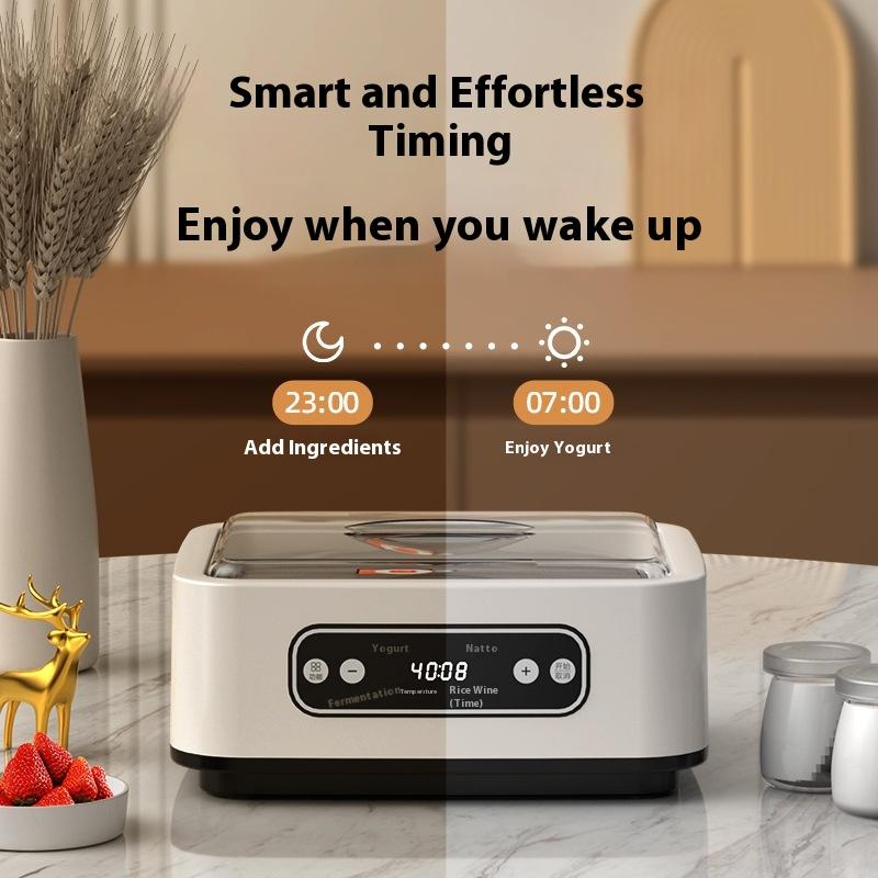 Yogurt machine household automatic multi-functional stainless steel rice wine natto intelligent constant temperature fermentation machine yogurt