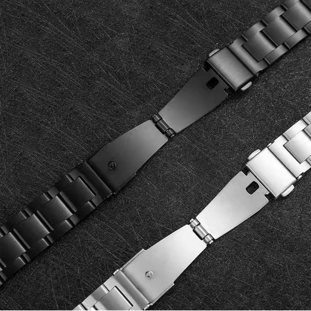3-Bead Stainless Steel Band for Google Pixel Watch 3 41mm/Watch 2/Watch Removable Links Adjustable Watch Strap