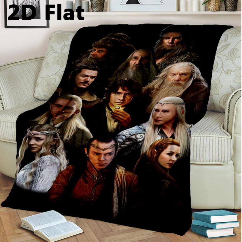 1PC The Lord of the Rings Blanket, All-season Lightweight Home Office Outdoor Nap Multifunctional Blanket, Christmas Gifts