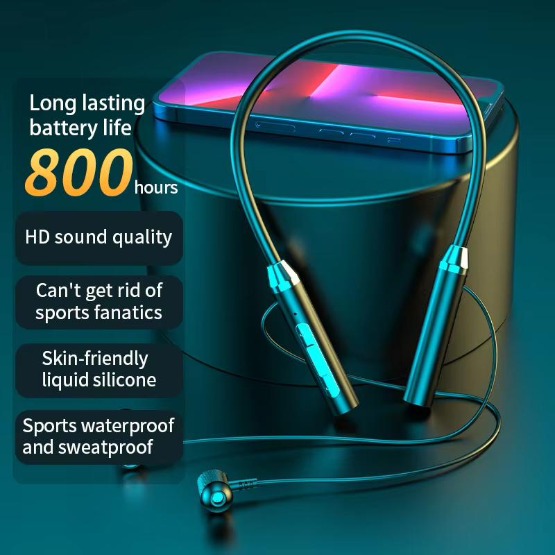 Neuer Sport-Nackenbügel-Kopfhörer Kabelloser Kopfhörer audífonos bluetooth inalámbrico Gaming LED-Display Ohrhörer für huawei
