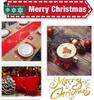 50PCS Christmas Placemat Christmas Snowflake Table Mat Restaurant & Hotel Tableware Placemat Christmas Tableware Decoration