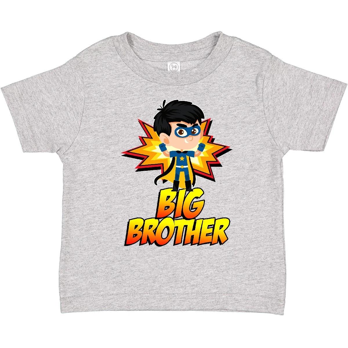 Inktastic Big Brother Superhero Toddler kids boys T-Shirt Comic Book Child Preschooler Kid 150