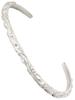 Silver Arabesque Arabesque Acanthus Native American Free Silver, 925, Genuine, Pattern, Floral, Pattern, Leaf, Bangle, Bracelet, Carved, Indian,