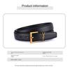 New Women's Belt Genuine Leather Gold Needle Buckle Versatile Jeans Fashion Decoration Designer Women's Belt