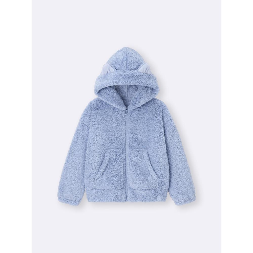 

Gu By Uniqlo Kids Marshmallow Feel Full Zip Parka Cat 61 BLUE/160cm
