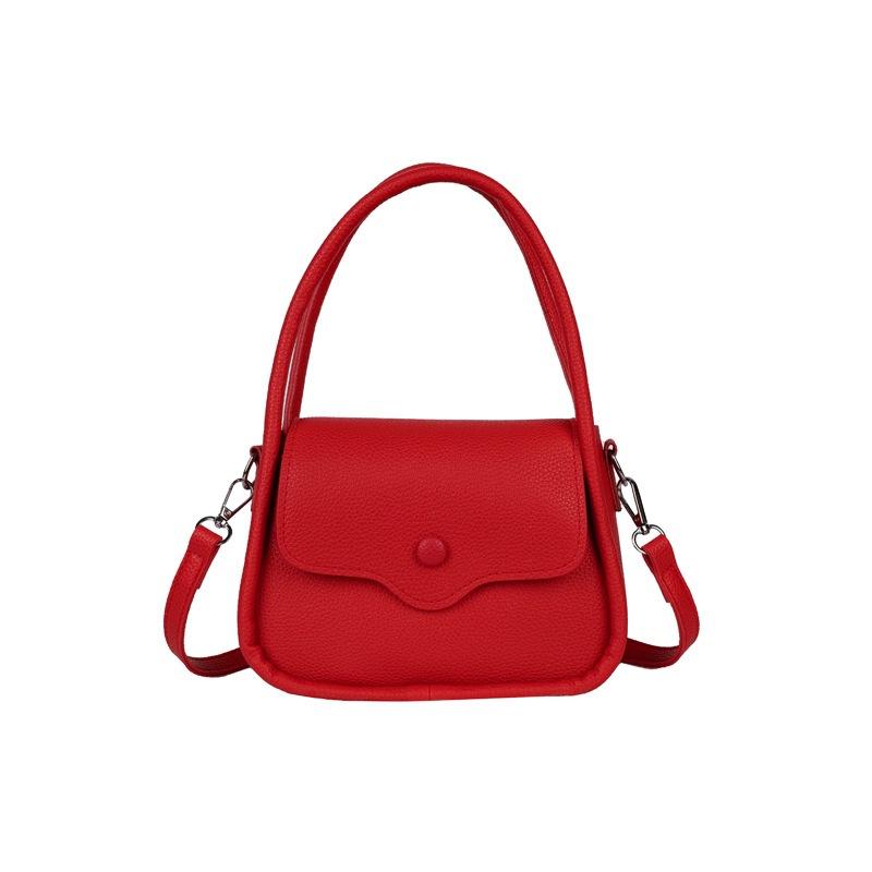 

Повседневная трендовая мини-сумка для ношения в руке, новая нишевая универсальная сумка через плечо, простая сумка-мессенджер для женщин красный