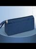 Stylish portable Oxford fabric case, simple two-layer, gift set for stationery.