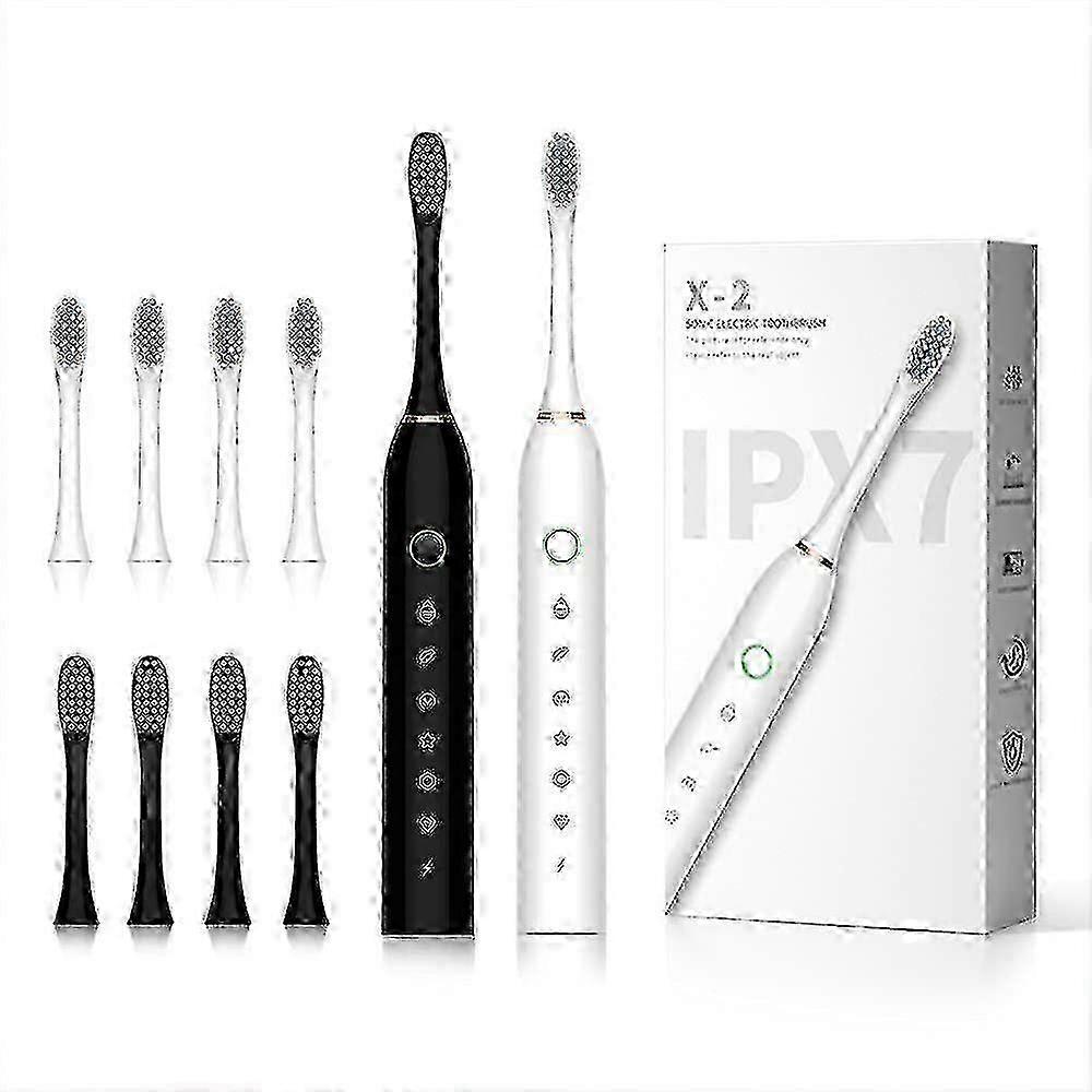6-Speed Sonic Electric Toothbrush 3 Colors Adult Rechargeable Soft-Bristled Couple Toothbrush Male And Female Students Waterproof Toothbrush 25-26