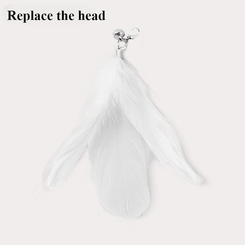 

Забавная игрушка-симулятор для кошек-птиц, перо с колокольчиком, палочка для кошек, интерактивная игрушка для котенка, играющая в дразнилку, игрушка-палочка, товары для домашних животных