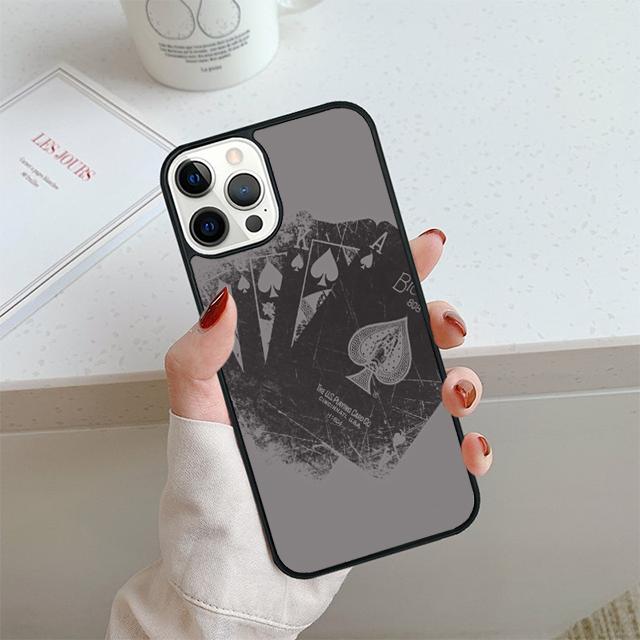Poker Playing Cards Phone Case For iPhone 17 Air 13 12 14 15 16 Cover For Apple 14 15 16 Pro Max Plus Coque