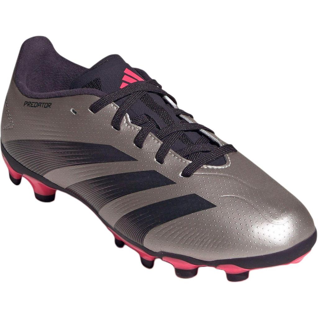 Adidas Predator League Comfortable Versatile Non-Slip Durable Low-Top Kids Soccer Shoes Kids Soccer Shoes Gray IF6410