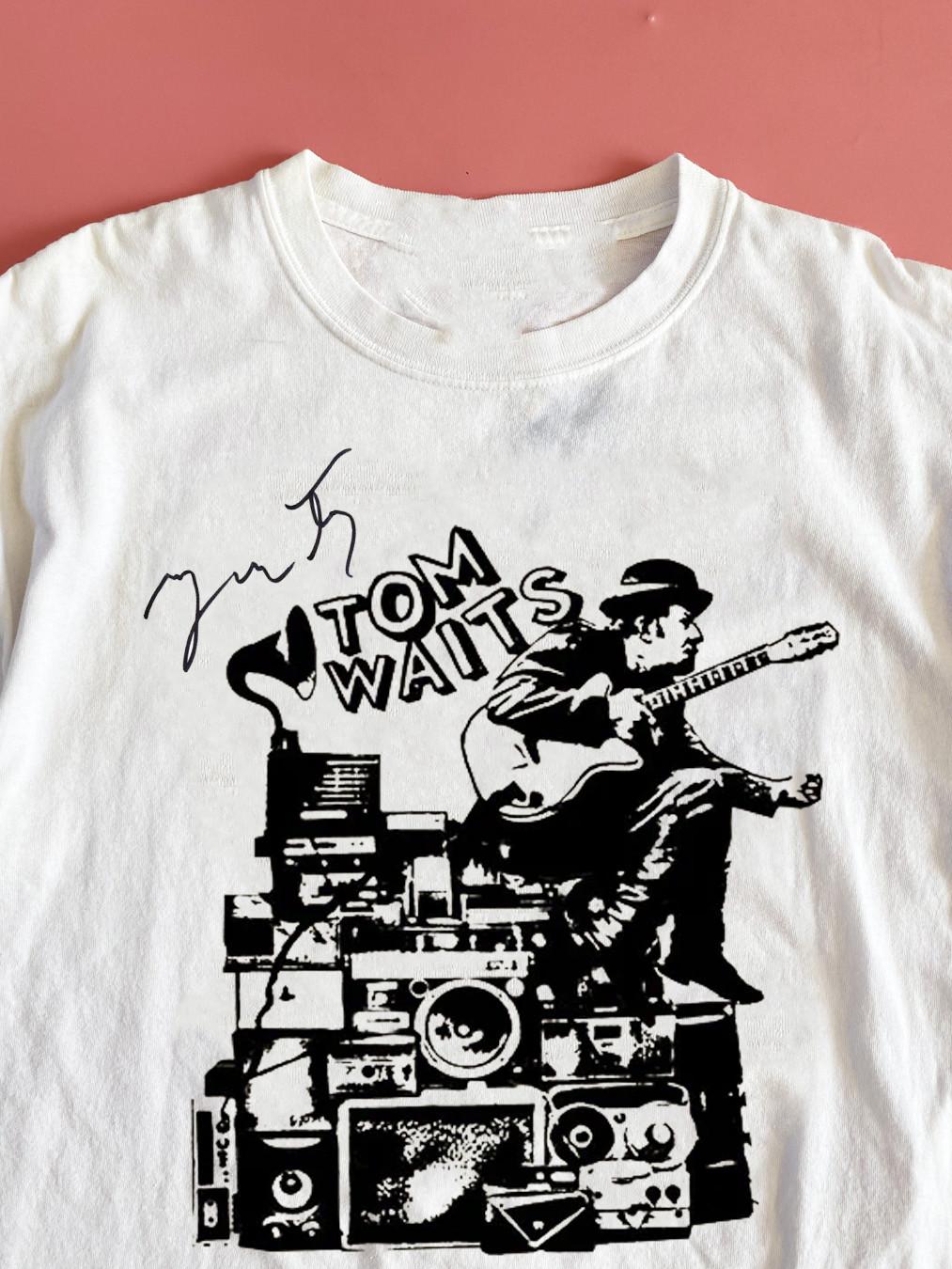 26 Rare Tom Waits Singer Gift For Fan S-2345XL White Men Shirt TMB2089 Unisex T-Shirt XXXXL