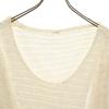Helmut Lang Linen No Sleeve Knit Best P Ivory Women Used