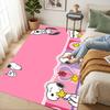 Snoopy Party Living Room Nonslip Area Rug Soft Carpet For Bedroom Game Playroom Sofa Office Home Decor Doormat Christmas Gift C926810