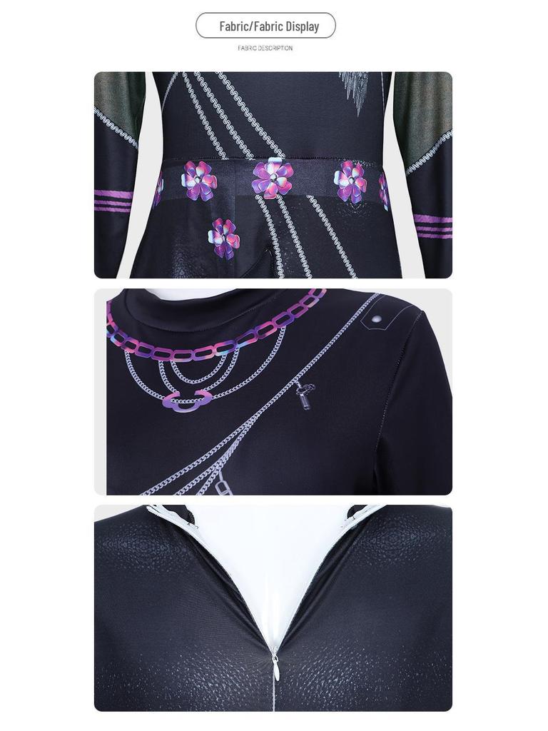 K-POP Demon Hunter Girl Group Costume – Lumila Zoy Cosplay for Kids