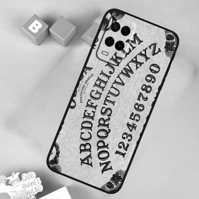 Girly Pastel Witch Goth Ouija Case For Oppo A98 A78 A18 A38 A58 A74 A94 A54 A15 A17 A57 A6 A5 Pro A16 A76 A96 A40 A60 A80