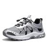 Four Seasons Trend Fashion Low-top Foot Hiking Shoes Contrast Colors Men's Outdoor Casual Sneakers Student Platform Shoes