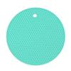 Silicone Heat-Resistant Honeycomb Pot Holder - Non-Slip Food-Grade Insulation Pad for Round Dining Tables